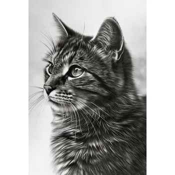 Plakát Plakát Kočičí pohled bez rámu 61 x 90,5 cm