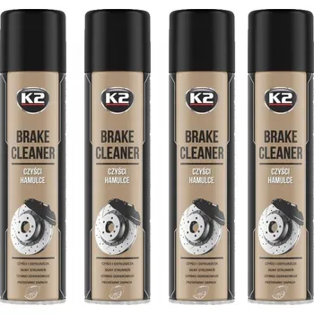 K2 ČISTIČ BRZD ČISTIČ BRZD KOTOUČŮ 600ML x4