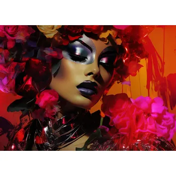 Plakát Plakát Květinová Diva bez rámu 70 x 50 cm