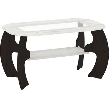 Konferenční stolek Slevadoma Konferenční stolek SAKURA MDF Barva: wenge + dub kraft - bílý