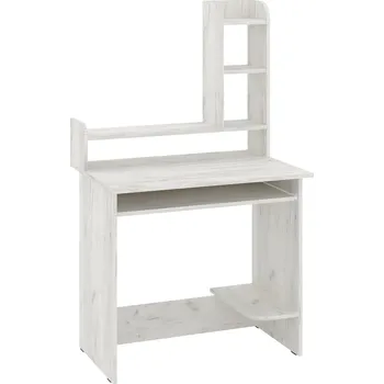 Psací stůl Slevadoma PC stůl PRAKTIK Barva: dub kraft - bílý