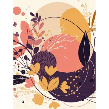 Plakát Plakát Wigor tvarů bez rámu 21 x 29,7 cm