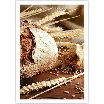 Obraz Plakát na zeď bez rámu 70x100 chléb obraz plakáty do obýváku ložnice