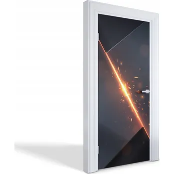 Fototapeta Ochranná Fólie na dveře s ozdobným potiskem Jiskřivý řez 95x205 cm