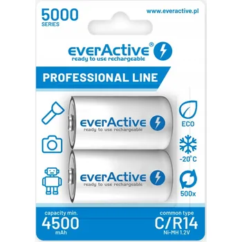 Baterie Everactive C (R14) 4500 mAh NiMH 2 ks