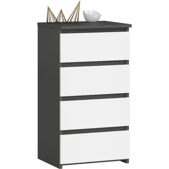 Komoda Komoda Akord 40 x 35 x 74 cm, grafit matná