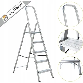 Žebřík Žebřík ePlatinum hliníkový 1 x 5 do 120 kg