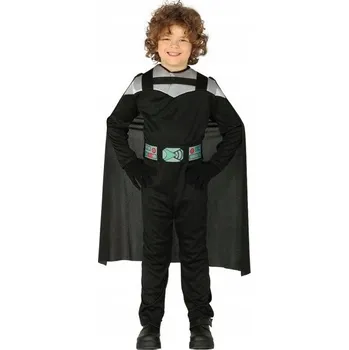 Karnevalový kostým KOSTÝM ČERNÝ LORD TEMNÝ RYTÍŘ ČERNÉ BARVY VELIKOST 104