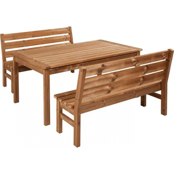 Zahradní sestava Zahradní set z masivu ThermoWood - PROWOOD - SET L4 - Set + dodání nátěru v odstínu GR. GREY + PCD 91