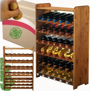 Stojan na víno Stojan na víno RW31-36P regál na 36 lahví olše