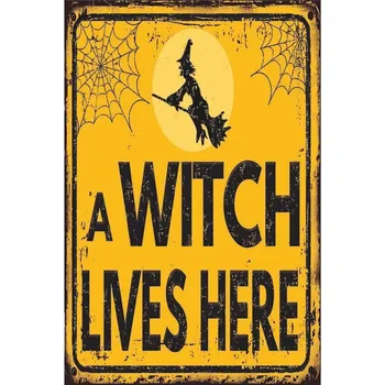 Obraz Cedule Witch Lives Here