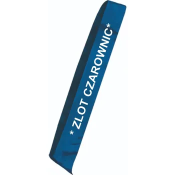 Party dekorace Chrpově modrá šerpa z látky na rozlučku se svobodou, ideální dárek pro tuto příležitost