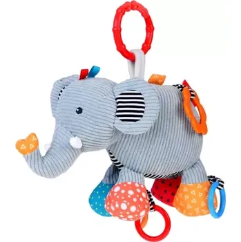 Plyšové chrastítko Sloník na zavěšení