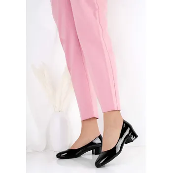 Dámské lodičky Ctogo GOGO Lakované lodičky SE206-1B černá 37