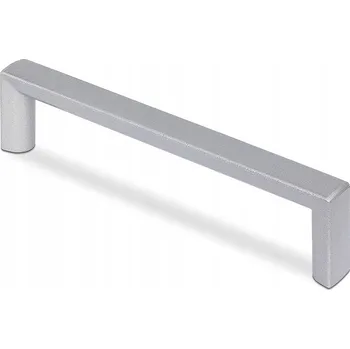 Nábytkové kování Nábytková úchytka klasická stříbrná pololesklá 13,5 x 1,3 x 2,9 cm