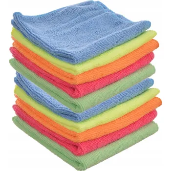 Utěrka Utěrka z mikrovlákna 30x30 cm 10 ks, mix barev