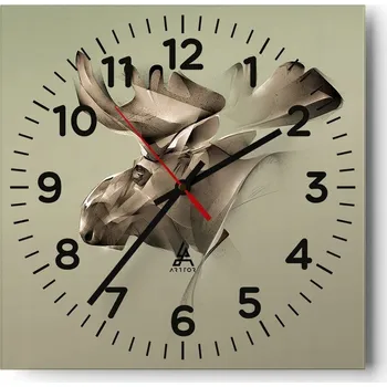 Hodiny Nástěnné hodiny do obýváku 40x40 Los Bezhlučné Skleněné hodiny Stylové Tiché
