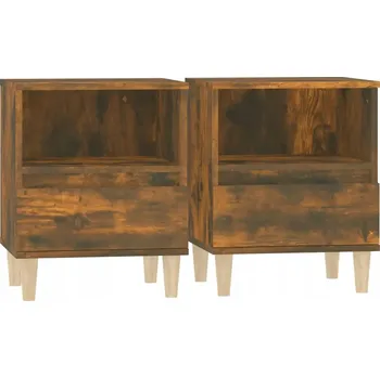 Noční stolek Elegantní noční stolky dub 40x35x50 cm, 2 ks