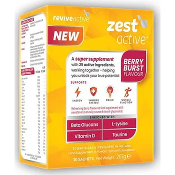 Reviveactive Zest Active 30 sáčků (Energie, imunita, mozek, funkce svalů) Varianta: orange