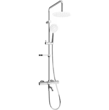 Sprchový set MEXEN/S - KX67 vanový sloup s termostatickou baterií, chrom/bílá 779006791-00