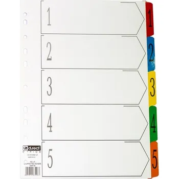 Vrták Plastové rozřazovače D.rect A4 1 ks