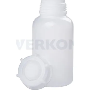 Láhev širokohrdlá se šroubovým uzávěrem se závitem GL, PE, Objem [ml]: 50, Graduace: Ne, GL [mm]: 32