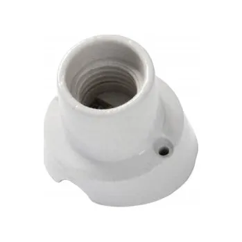 Porcelánová objímka Alkrin E27 60W 68x60 mm bílá