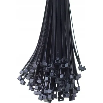 Stahovací páska Stahovací pásky na stahovací stahovací pásky 7,5x250 černé, 100 kusů