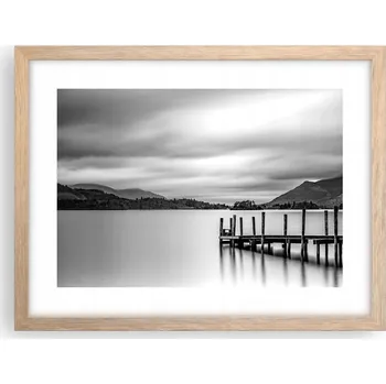 Obraz Obraz plakát v rámu světlý dub do obýváku 40x30 krajina foto na zeď