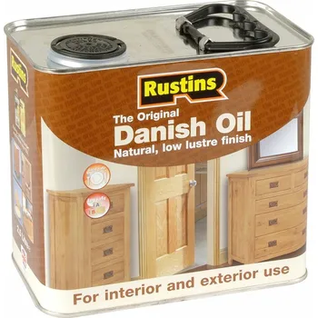 Olej na dřevo Dánský olej Rustins Danish Oil 2,5 l