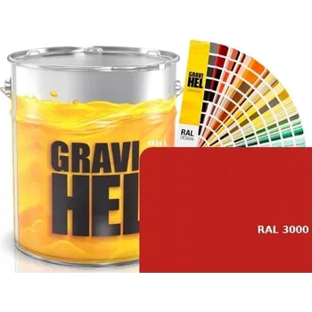 Lak na dřevo RAL 3000 SIGNÁLNÍ ČERVENÁ základní lak GRAVIHEL nemetalická báze 338