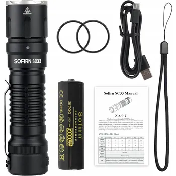 Svítilna Klasická svítilna Sofirn 5200 lm LED