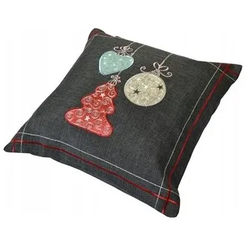 Povlak na polštářek VÁNOČNÍ POVLAK NA POLŠTÁŘ 40x40 VÁNOČNÍ DEKORATIVNÍ 092-1