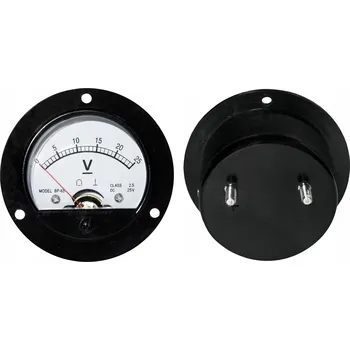 IP kamera ANALOGOVÝ VOLTMETR KULATÝ 25V