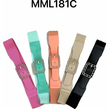 Opasek Dámský opasek MML-181C elastický barva: béžová