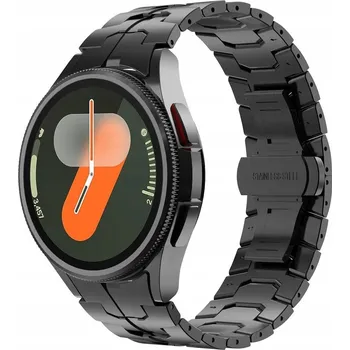 Řemínek na hodinky Náramek Ocel Řemínek Černý pro Samsung Galaxy Watch 7/FE/6/5/Pro/Classic