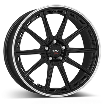 Alu kolo Alu disk DOTZ Sonoma dark 9.5x19, 5x114,3, 64.1, ET45 Black matt/polished lip