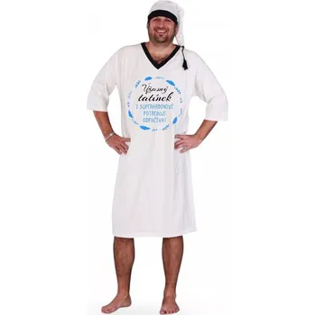 Dámská noční košile Noční košile Úžasný Tatínek - velikost XXXL, Barva Bílá