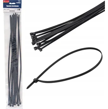 Stahovací páska STHOVACÍ PÁSKY KABELOVÉ STAHOVACÍ PÁSKY PEVNÉ STAHOVACÍ PÁSKY ČERNÉ 4,8x400mm 14 kusů