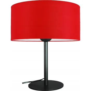 Lampička Noční lampa moderní stínidlo 30cm červená LED