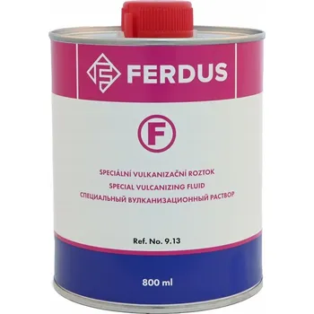 Průmyslové lepidlo Vulkanizační lepidlo na záplaty, pneumatiky, hřeby 800ml FERDUS