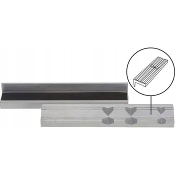 Svěrák BGS technic BGS 109285 Hliníkové ochranné prizmatické čelisti pro svěrák 150 mm. Sada 2 ks