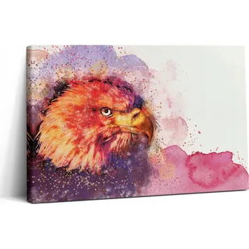 Obraz Obraz Canvas Plátno Do Kuchyně Nápad Na Dárek Akvarelový Pták Orel 30x20
