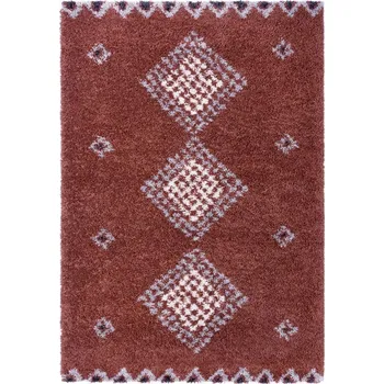 Koberec Hnědý koberec boho Shaggy Cassia 160x230cm