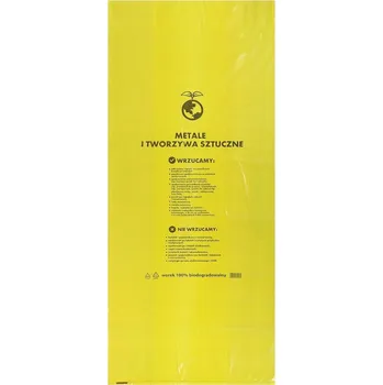 Pytle na odpadky Pytle na tříděný odpad – plast Grala 120 l, 10 ks