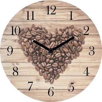Hodiny NÁSTĚNNÉ HODINY VELKÉ VINTAGE DO KUCHYNĚ KULATÝ MODERNÍ NA STĚNU XXL 50x50