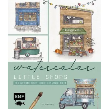 Encyklopedie Watercolor - Little Shops - Blume, Katja