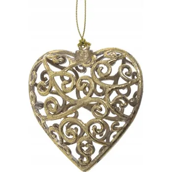 Přívěsek Zlatý přívěsek srdce – duté