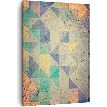 Obraz Obraz na plátně do obýváku ložnice 50x70 abstrakce obrazy na zeď