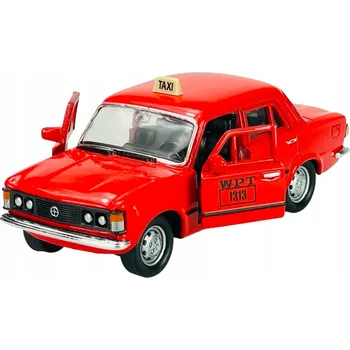 autíčko Auto Welly Fiat 125p červený